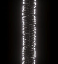 LED-Lichterkette mit 400 LEDs Kaltweiß 7,4 m PVC