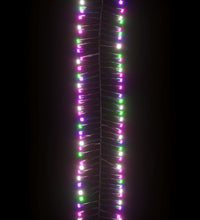 LED-Lichterkette mit 400 LEDs Pastell Mehrfarbig 7,4 m PVC