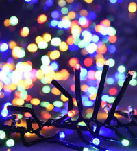 LED-Lichterkette mit 1000 LEDs Mehrfarbig 11 m PVC