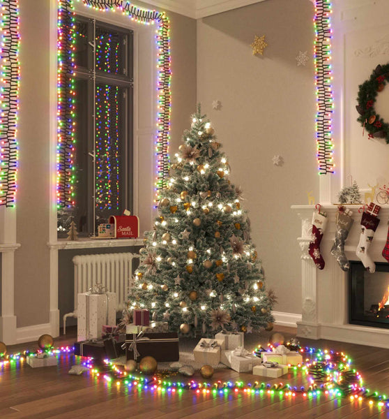 LED-Lichterkette mit 1000 LEDs Mehrfarbig 11 m PVC