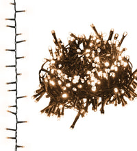 LED-Lichterkette mit 400 LEDs Warmweiß 13 m PVC