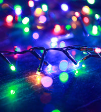 LED-Lichterkette mit 400 LEDs Mehrfarbig 13 m PVC