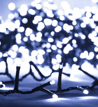 LED-Lichterkette mit 1000 LEDs Kaltweiß 25 m PVC