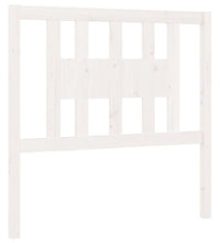 Kopfteil Weiß 96x4x100 cm Massivholz Kiefer