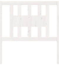 Kopfteil Weiß 96x4x100 cm Massivholz Kiefer