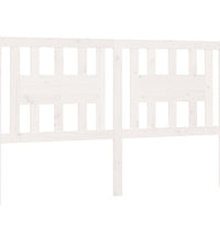 Kopfteil Weiß 186x4x100 cm Massivholz Kiefer