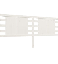 Kopfteil Weiß 206x4x100 cm Massivholz Kiefer