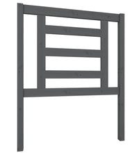 Kopfteil Grau 81x4x100 cm Massivholz Kiefer
