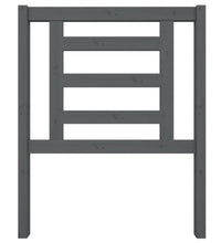 Kopfteil Grau 81x4x100 cm Massivholz Kiefer