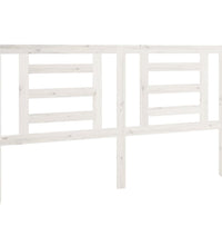 Kopfteil Weiß 166x4x100 cm Massivholz Kiefer