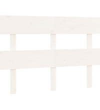 Kopfteil Weiß 124x3x81 cm Massivholz Kiefer