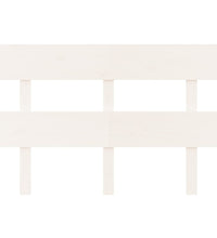 Kopfteil Weiß 124x3x81 cm Massivholz Kiefer