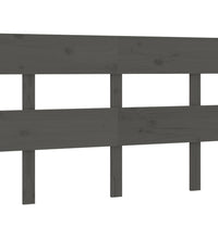 Kopfteil Grau 144x3x81 cm Massivholz Kiefer