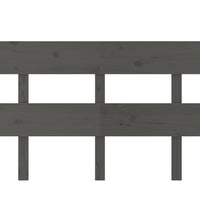 Kopfteil Grau 144x3x81 cm Massivholz Kiefer