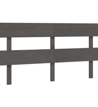 Kopfteil Grau 164x3x81 cm Massivholz Kiefer