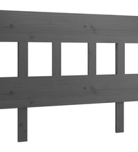 Kopfteil Grau 93,5x3x81 cm Massivholz Kiefer