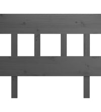 Kopfteil Grau 93,5x3x81 cm Massivholz Kiefer