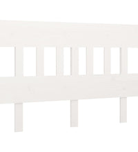 Kopfteil Weiß 123,5x3x81 cm Massivholz Kiefer