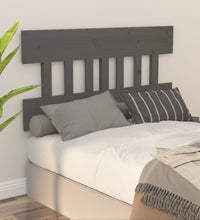 Kopfteil Grau 203,5x3x81 cm Massivholz Kiefer