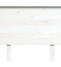 Kopfteil Weiß 94x6x82,5 cm Massivholz Kiefer