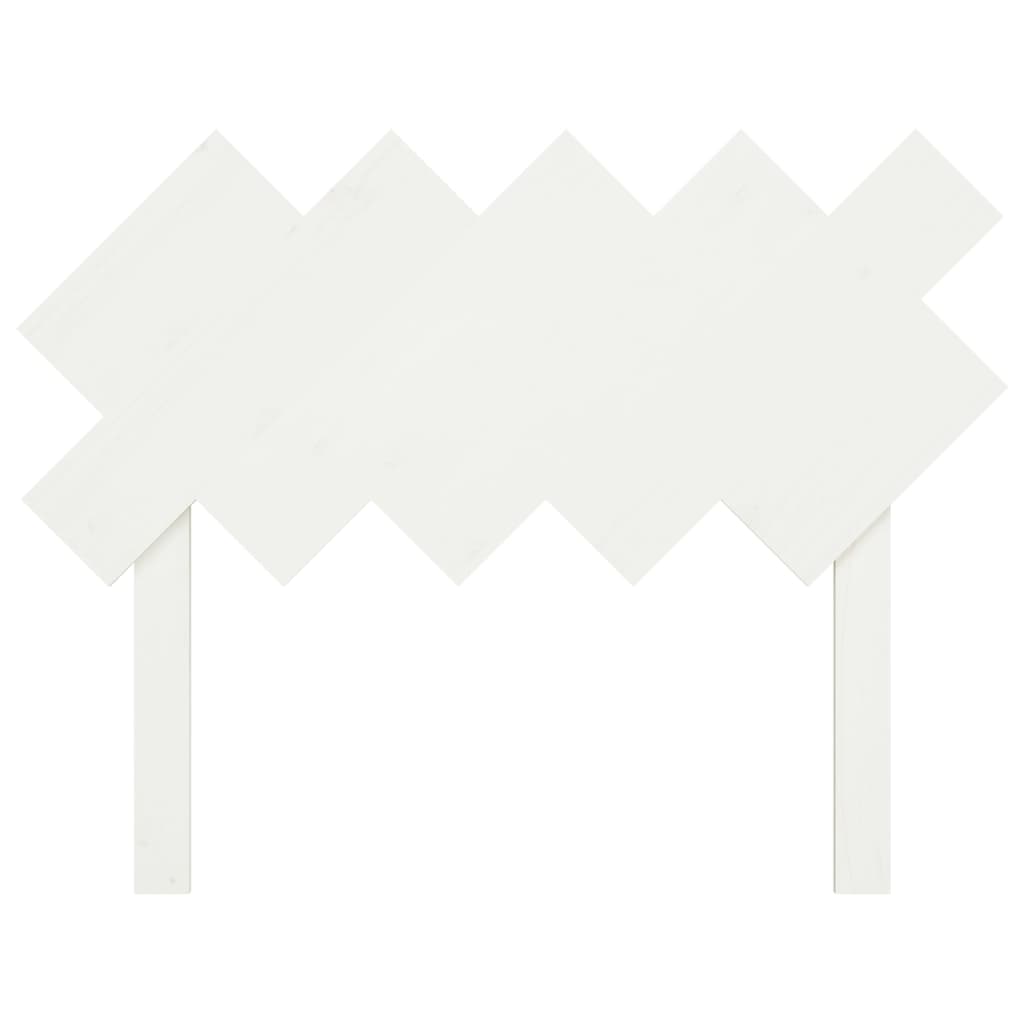 Kopfteil Weiß 104x3x80,5 cm Massivholz Kiefer