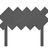 Kopfteil Grau 104x3x80,5 cm Massivholz Kiefer