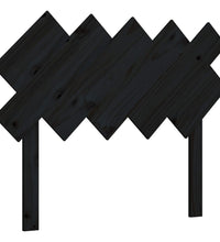 Kopfteil Schwarz 104x3x80,5 cm Massivholz Kiefer