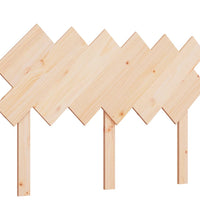 Bett-Kopfteil 122,5x3x80,5 cm Massivholz Kiefer