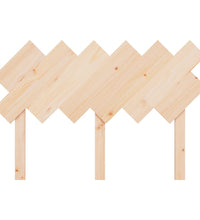 Bett-Kopfteil 122,5x3x80,5 cm Massivholz Kiefer