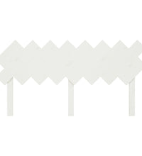 Bett-Kopfteil Weiß 159,5x3x80,5 cm Massivholz Kiefer