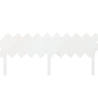 Bett-Kopfteil Weiß 196x3x80,5 cm Massivholz Kiefer