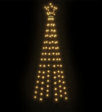 LED-Weihnachtsbaum Kegelform Warmweiß 108 LEDs 70x180 cm