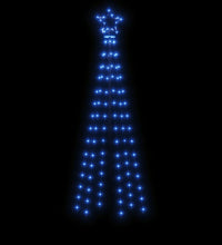 LED-Weihnachtsbaum Kegelform Blau 108 LEDs 70x180 cm