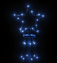 LED-Weihnachtsbaum Kegelform Blau 108 LEDs 70x180 cm