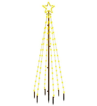 LED-Weihnachtsbaum mit Erdnägeln Warmweiß 108 LEDs 180 cm
