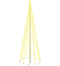 LED-Weihnachtsbaum mit Erdnägeln Warmweiß 732 LEDs 500 cm