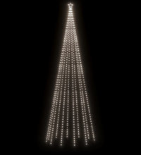 LED-Weihnachtsbaum mit Erdnägeln Kaltweiß 732 LEDs 500 cm