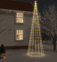 LED-Weihnachtsbaum mit Erdnägeln Mehrfarbig 1134 LEDs 800 cm