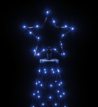 LED-Weihnachtsbaum mit Erdnägeln Blau 200 LEDs 180 cm