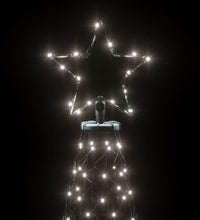 Weihnachtsbaum mit Erdnägeln Kaltweiß 3000 LEDs 800 cm