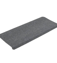 Stufenmatten Selbstklebend 15 Stk. 65x24,5x3,5 cm Grau