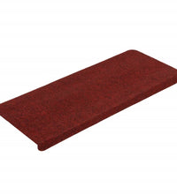 Stufenmatten Selbstklebend 15 Stk. 65x24,5x3,5 cm Rot