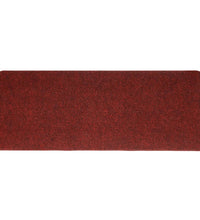 Stufenmatten Selbstklebend 15 Stk. 65x24,5x3,5 cm Rot