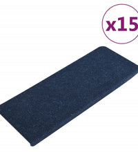 Stufenmatten Selbstklebend 15 Stk. 65x24,5x3,5 cm Blau