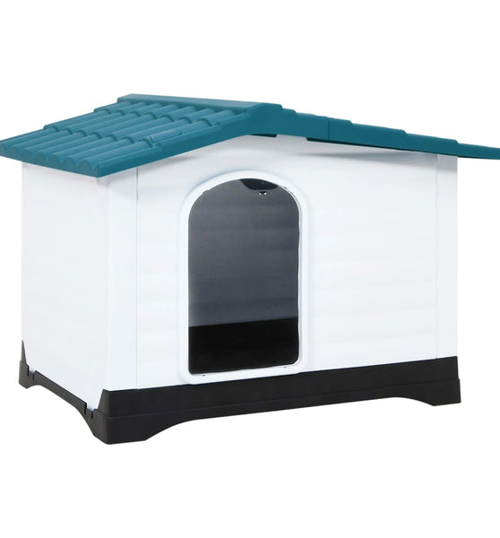 Hundehütte Blau 90,5x68x66 cm Polypropylen