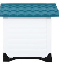 Hundehütte Blau 90,5x68x66 cm Polypropylen