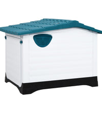 Hundehütte Blau 90,5x68x66 cm Polypropylen
