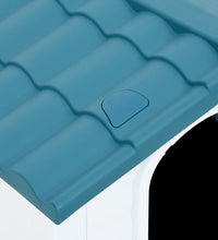 Hundehütte Blau 90,5x68x66 cm Polypropylen