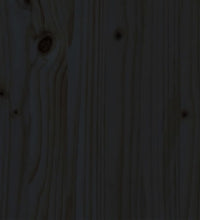 Massivholzbett Schwarz Kiefer 140x190 cm
