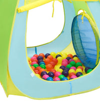Kinderspielzelt mit 350 Bällen Mehrfarbig